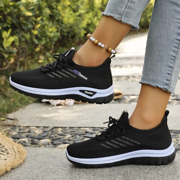 New Stylish And Colorful Fishnet Casual Sports Shoes - Image 15