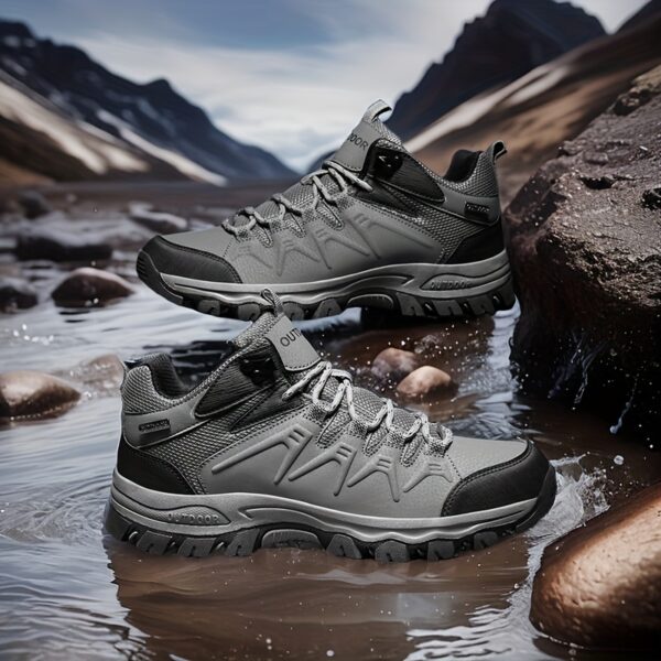 Men'S Outdoor Sports Hiking Shoes, Trekking Shoes, Stylish Versatile Sneakers, Retro Trendy Shoes, Popular Men'S Footwear, Breathable Trail Running Shoes, Lightweight Comfortable Trail Running Shoes, Climbing Shoes, Mountaineering Boots. - Image 5