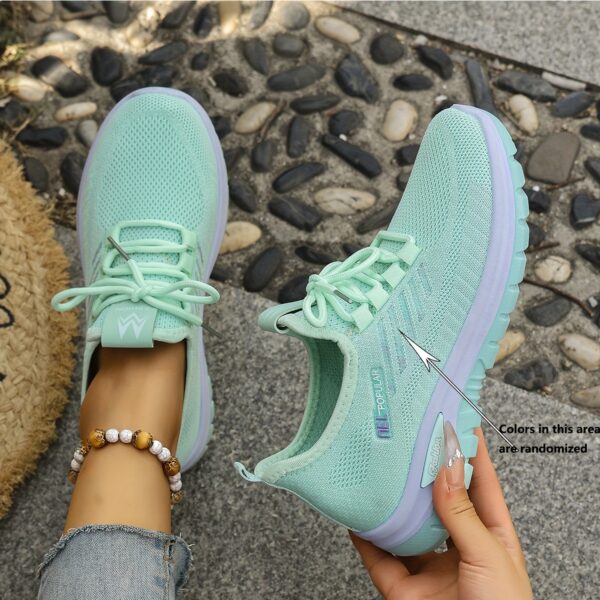 New Stylish And Colorful Fishnet Casual Sports Shoes - Image 48