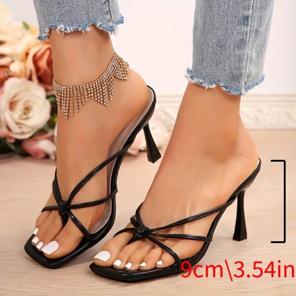 Stylish Women's Summer Slippers, Versatile Solid Color Indoor & Outdoor Lightweight Slip-On Shoes for All Seasons - Image 4