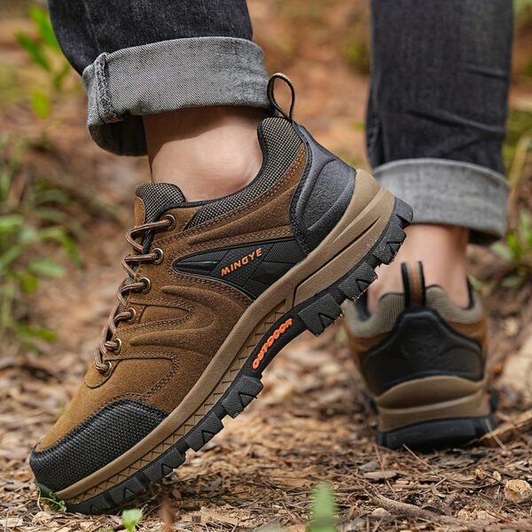 Men's Casual Outdoor Sneakers - Breathable, Non-Slip, Lace-Up Shoes for Hiking & Casual Attire, All Seasons - Image 9