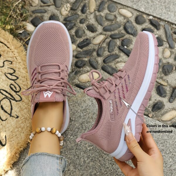 New Stylish And Colorful Fishnet Casual Sports Shoes - Image 28