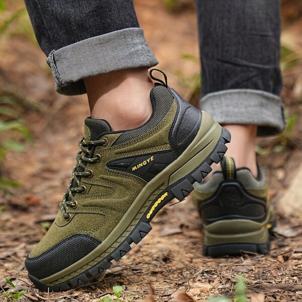 Men's Casual Outdoor Sneakers - Breathable, Non-Slip, Lace-Up Shoes for Hiking & Casual Attire, All Seasons - Image 3