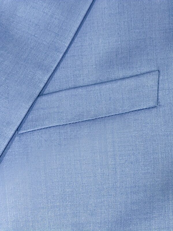 Men's Spring/Summer Wedding Suit Set with Notch Lapel Jacket and Pants - Image 4