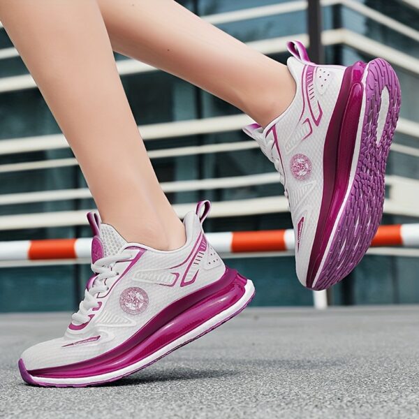 Men'S and Women'S 2025 Spring/Summer Mesh Sports Sneakers - Breathable, Low Top Lace-Up Running Shoes with High Elasticity Sole, All-Season Athletic Footwear, Athletic Footwear | Vibrant Design | Comfortable Footwear - Image 4