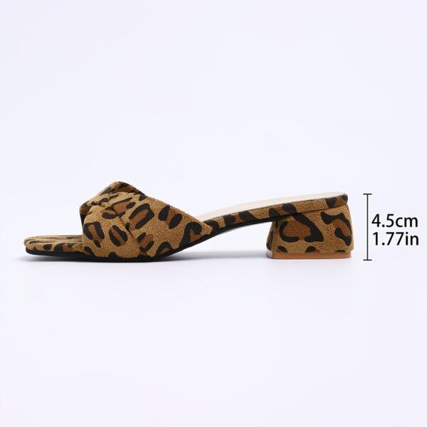 Simple Leopard Print Women'S Slippers - Image 7