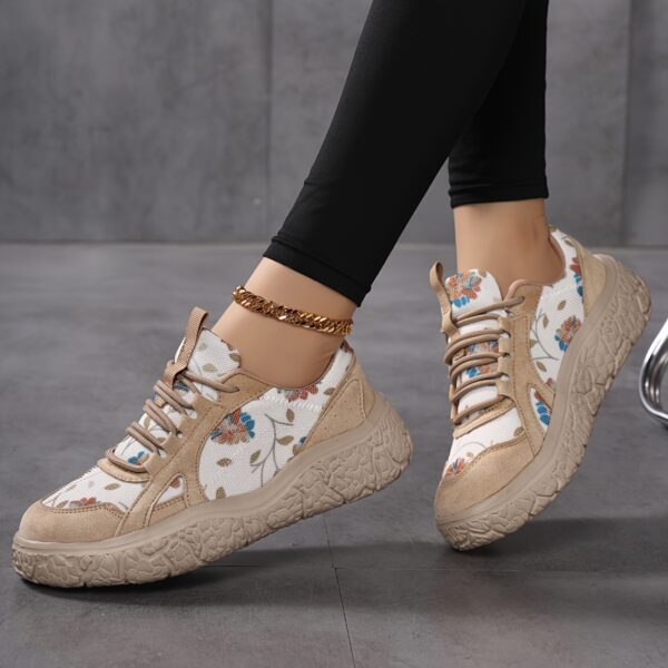 35-42 Spring New Women's Shoes Sports Casual Travel Sneakers Lightweight Anti-Slip Running Shoes Thick Sole - Image 3