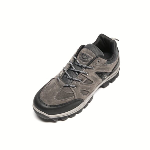 Men's Lightweight Breathable Hiking Shoes - Non-Slip Outdoor Trekking Sneakers with Soft PVC Sole, Brown & Blue Design for Spring/Summer/Fall Casual Wear, Hiking Boots, Casual Trekking Shoes, Breathable Hiking Sneakers, Rugged Sole Footwear - Image 10
