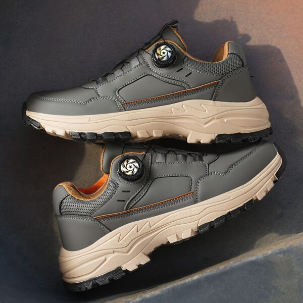 Men's Fashionable Sneakers with Rotary Closure - Casual, Sporty Design, Non-Slip Durable Sole, Shock-Absorbing Athletic Footwear for All Seasons - Image 6