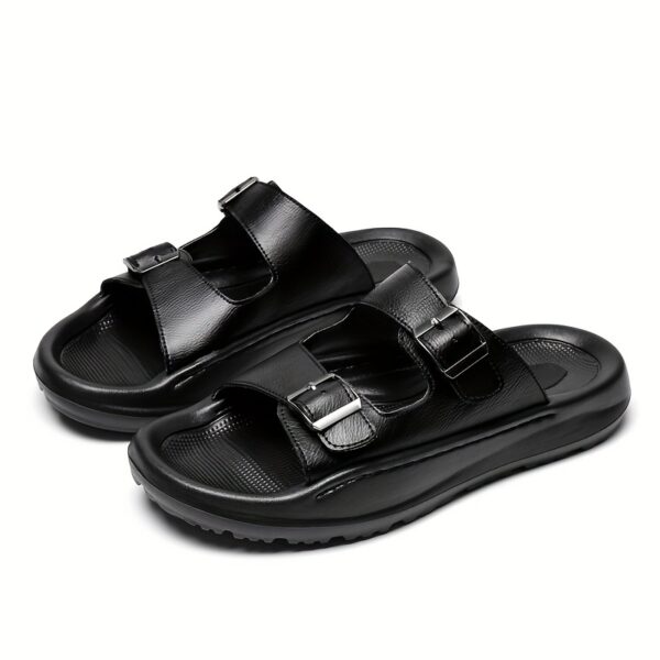 FSHOU Fashion Men's Shoes, Slippers, Indoor Sandals, Summer Sandals, Half-Slides, Beach Sandals - Image 9
