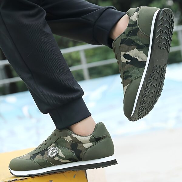 Men'S & Women'S Low-Top Camouflage Casual Sports Shoes - Breathable, Lightweight, Durable All-Season Running Shoes with Lace-Up Closure, Ideal for Outdoor Activities and Casual Attire, Casual Sports Shoes | Laceup Sneakers | Durable Rubber Sol - Image 9