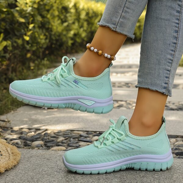 New Stylish And Colorful Fishnet Casual Sports Shoes - Image 24