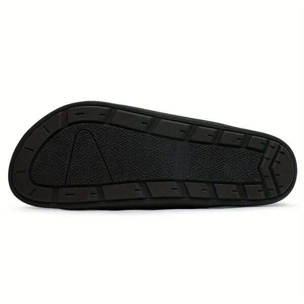 Men's Trendy Open Toe Breathable Slippers With Double Buckle Straps, Comfy Non Slip Casual Slides, Men's Summer Walking Shoes - Image 4
