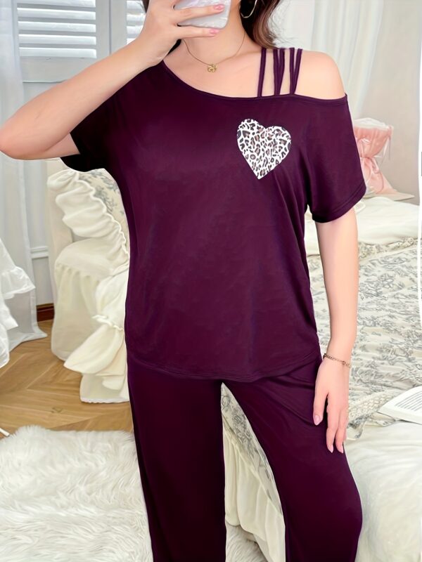 Women's Irregular Top and Pants Set - Image 12