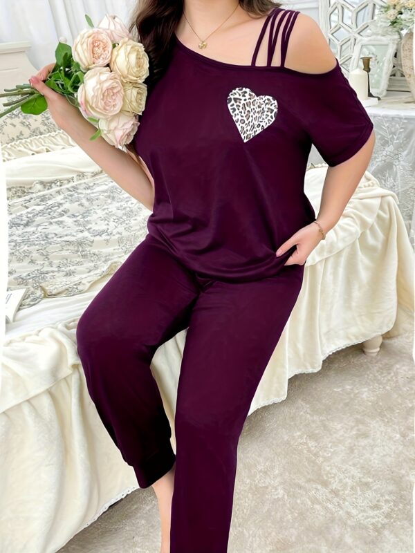 Women's Irregular Top and Pants Set - Image 5