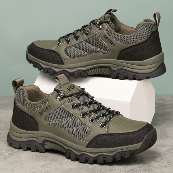 Unisex Casual Sneakers - Non-Slip Traction, Breathable Mesh & Synthetic Upper, Durable Rubber Sole for Outdoor Hiking, Running, Travel - All-Season Comfort, Hiking Shoes, Hiking Footwear, Modern Hiking Boots, Secure Laceup Closure - Image 7