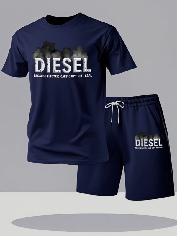 Men'S New Daily Comfortable Two-Piece Set, Including Short-Sleeved Shirt And Shorts, Perfect Choice - Image 10