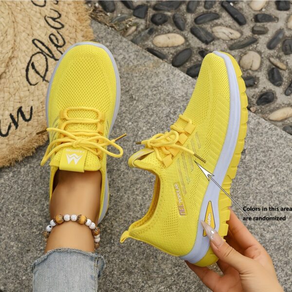 New Stylish And Colorful Fishnet Casual Sports Shoes - Image 33