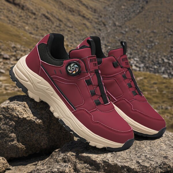 Men's Fashionable Sneakers with Rotary Closure - Casual, Sporty Design, Non-Slip Durable Sole, Shock-Absorbing Athletic Footwear for All Seasons - Image 5