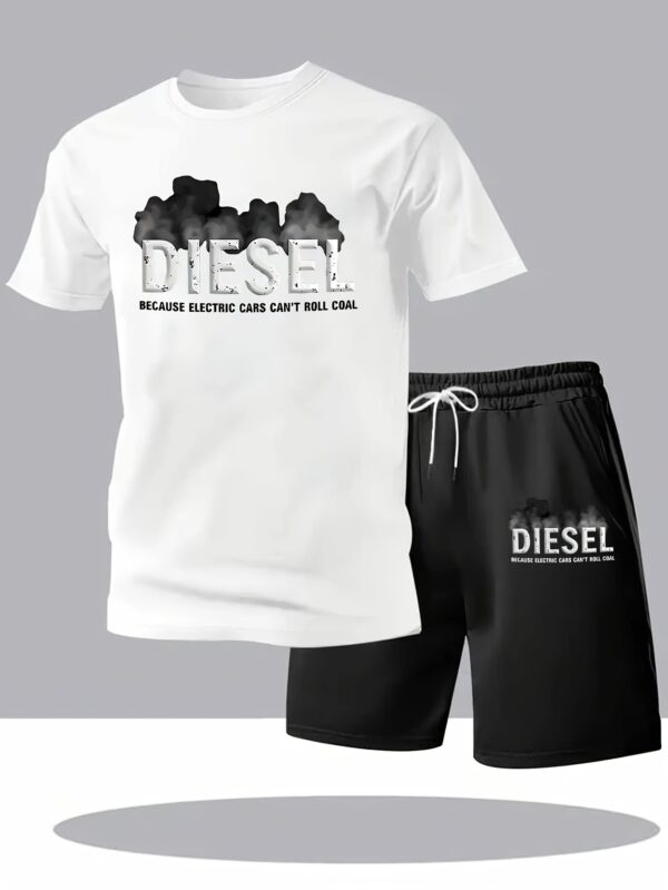 Men'S New Daily Comfortable Two-Piece Set, Including Short-Sleeved Shirt And Shorts, Perfect Choice - Image 6