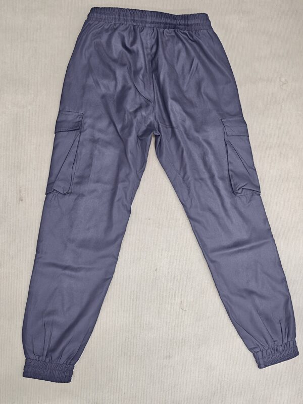 Casual Jogger Pants - Non-Stretchy Fabric with Multiple Utility Pockets, Drawstring Waist - for Gym, Everyday & Professional Workwear - Machine Washable - Spring/Fall Season - Style 2279, Jogging Pants, Gym Wear, Relaxed Fit, Durable Construction, Elastic Cuffs, Outdoor Workers, Functional Design, Sturdy Construction, Work Trousers, Active Lifestyle - Image 8