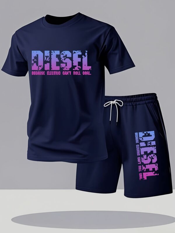 Men'S New Daily Comfortable Two-Piece Set, Including Short-Sleeved Shirt And Shorts, Perfect Choice - Image 7