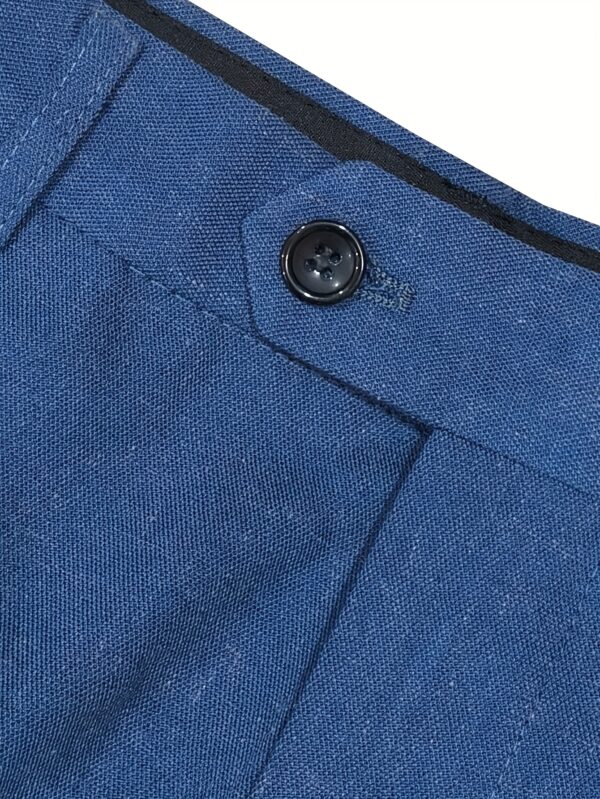 Men's casual suit jacket made of lightweight Linen, includes a jacket and pants, suitable for business casual, office events, and formal occasions - Image 10