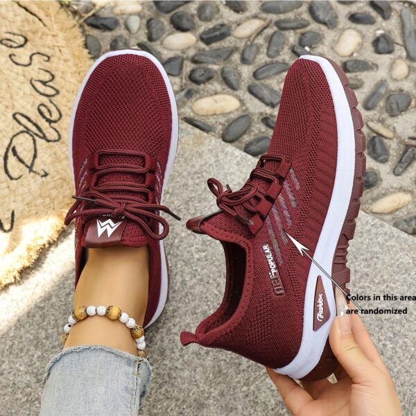 New Stylish And Colorful Fishnet Casual Sports Shoes - Image 13