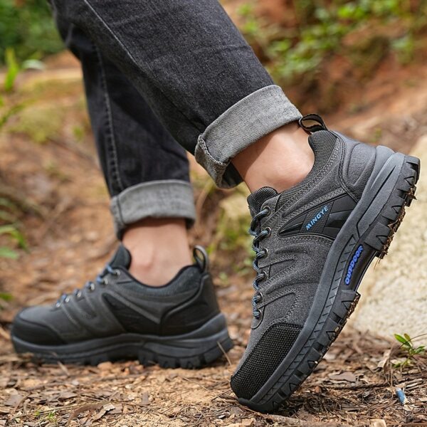 Men's Casual Outdoor Sneakers - Breathable, Non-Slip, Lace-Up Shoes for Hiking & Casual Attire, All Seasons - Image 8