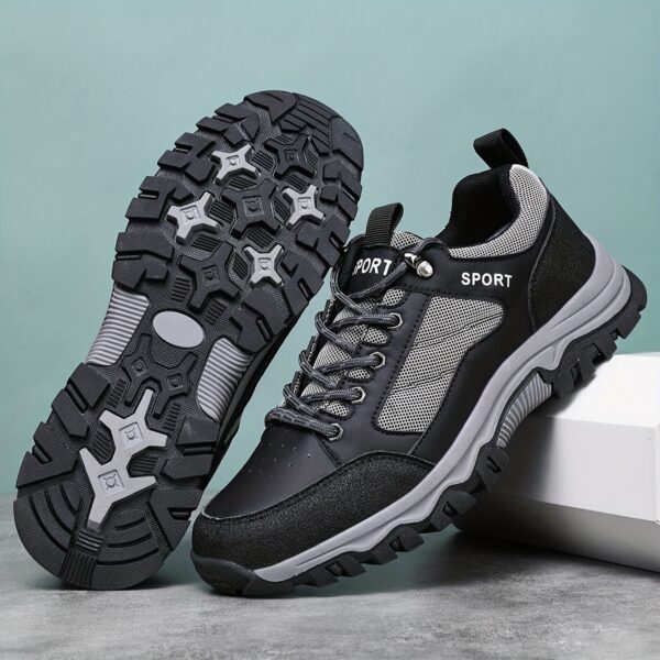 Unisex Casual Sneakers - Non-Slip Traction, Breathable Mesh & Synthetic Upper, Durable Rubber Sole for Outdoor Hiking, Running, Travel - All-Season Comfort, Hiking Shoes, Hiking Footwear, Modern Hiking Boots, Secure Laceup Closure - Image 10