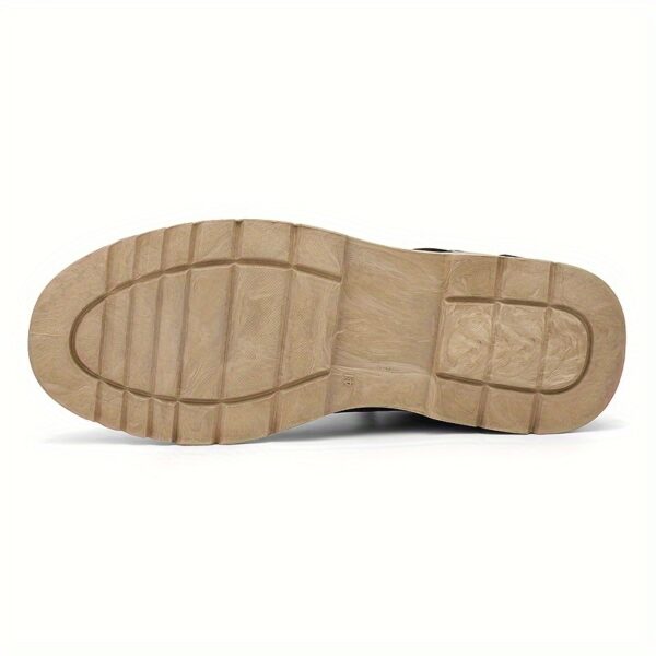 Men's Breathable Low-Top Sneakers - Versatile Lace-Up Shoes for Skateboarding, Work & Casual Wear, All-Season Comfort - Image 8