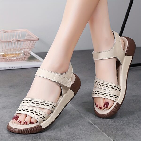 Summer New Synthetic Cover Outdoor Wedge Roman Fashion Sandals with Thick Sole High Quality Platform Large Size Women's Shoes - Image 9