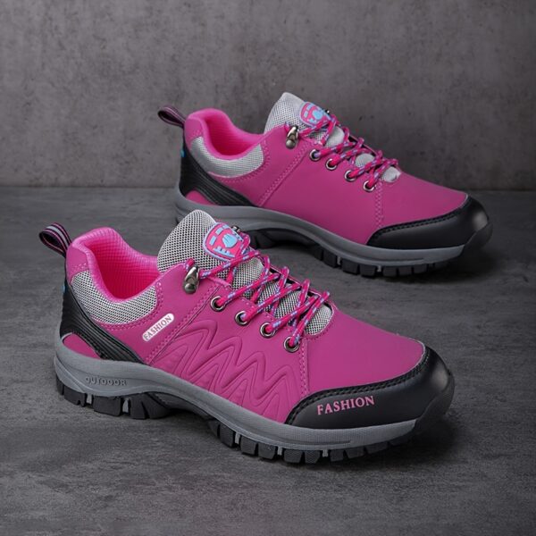 Women's Hiking Outdoor Shoes, Wear-resistant Trekking Walking Hunting Sneakers, Waterproof Mountain Climbing Non-slip Comfortable Sports Shoes - Image 9