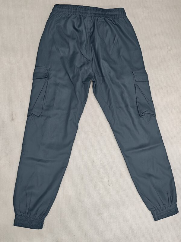 Casual Jogger Pants - Non-Stretchy Fabric with Multiple Utility Pockets, Drawstring Waist - for Gym, Everyday & Professional Workwear - Machine Washable - Spring/Fall Season - Style 2279, Jogging Pants, Gym Wear, Relaxed Fit, Durable Construction, Elastic Cuffs, Outdoor Workers, Functional Design, Sturdy Construction, Work Trousers, Active Lifestyle - Image 7