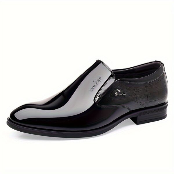 WECKER Men's Classic Car Slip-On Shoes - Breathable Business Casual Formal Shoes with Non-Slip Rubber Sole, Low-Top Design for Year-Round Wear, Perfect for Parties and Vacations, Dressy Shoes - Image 7