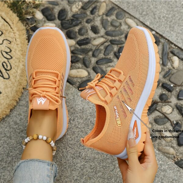 New Stylish And Colorful Fishnet Casual Sports Shoes - Image 40