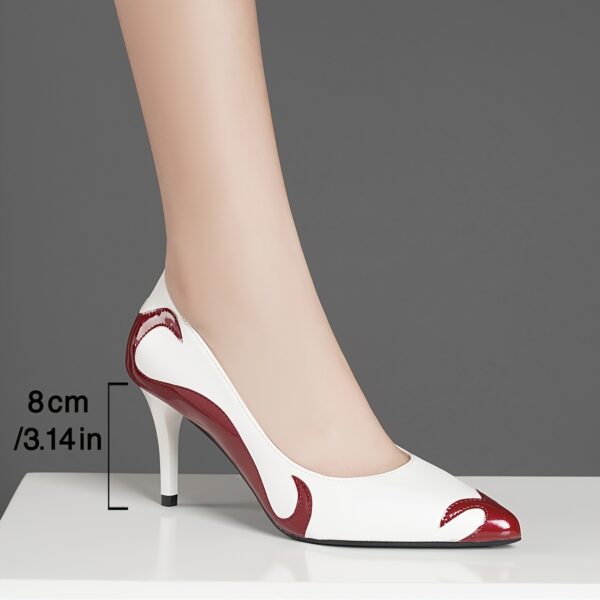 Color-matching Trendy Women's Fashionable and Comfortable All-match Low-Heeled Single Shoes - Image 5