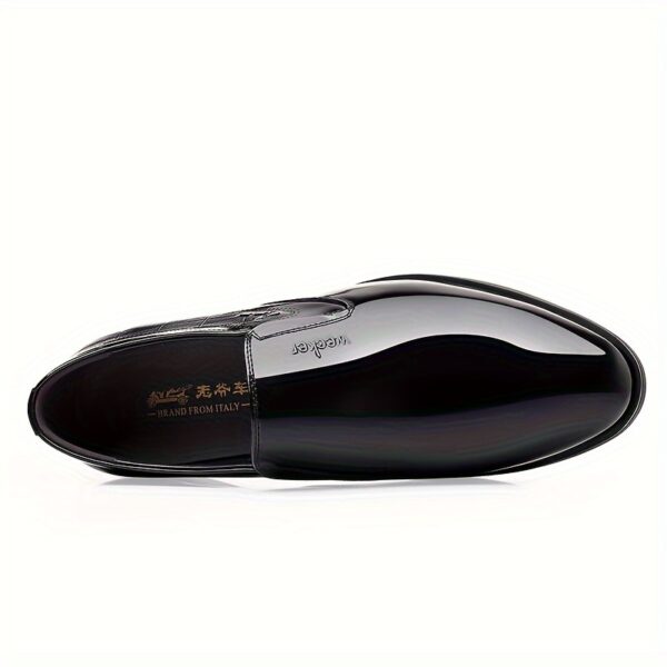 WECKER Men's Classic Car Slip-On Shoes - Breathable Business Casual Formal Shoes with Non-Slip Rubber Sole, Low-Top Design for Year-Round Wear, Perfect for Parties and Vacations, Dressy Shoes - Image 8