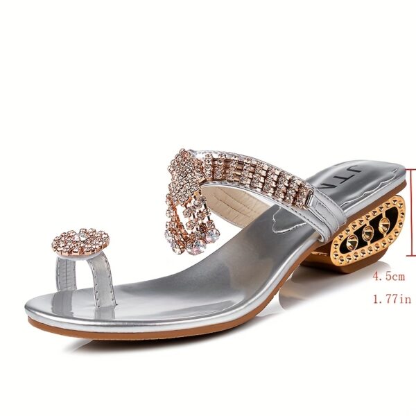 Thick Heel Comfortable All-match Slip-on Casual Summer Slippers for Women - Image 5
