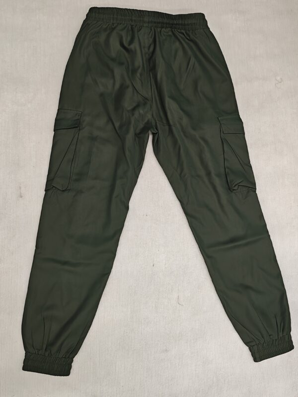 Casual Jogger Pants - Non-Stretchy Fabric with Multiple Utility Pockets, Drawstring Waist - for Gym, Everyday & Professional Workwear - Machine Washable - Spring/Fall Season - Style 2279, Jogging Pants, Gym Wear, Relaxed Fit, Durable Construction, Elastic Cuffs, Outdoor Workers, Functional Design, Sturdy Construction, Work Trousers, Active Lifestyle - Image 9