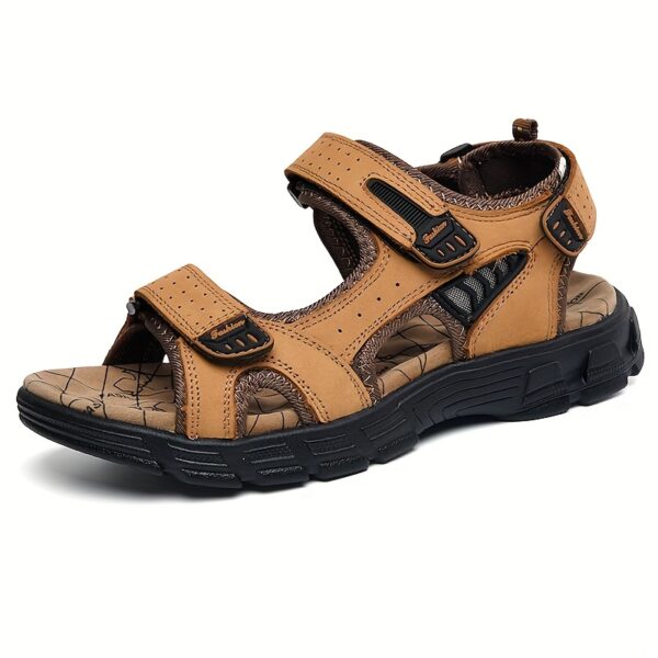 Men's Breathable Casual Sandals with Adjustable Straps, Cushioned Insole & Non-Slip Rubber Sole - Beach Shoes for Summer, Outdoor, Hiking, Daily Wear, Summer Sandals - Image 9