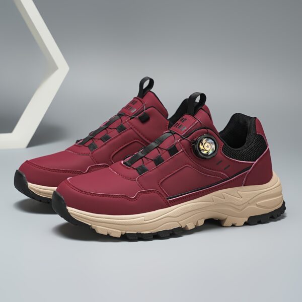 Men's Fashionable Sneakers with Rotary Closure - Casual, Sporty Design, Non-Slip Durable Sole, Shock-Absorbing Athletic Footwear for All Seasons - Image 9