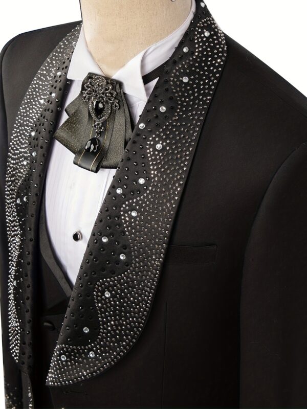 Men's Casual Suit Three-Piece Set - Image 9