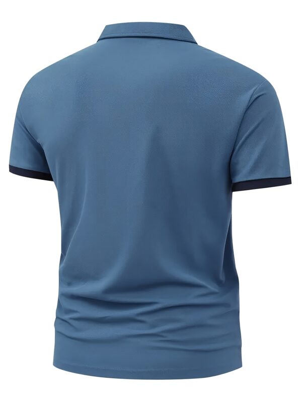 D73 - Cute Wheat Spike 2025 New Color-Blocked Men'S Polo Shirt, Summer Casual Sportswear, Comfortable And Breathable, Stylish T-Shirt for Men, Korean Fashion. - Image 9