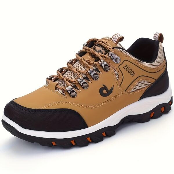 Men's Hiking Sneakers - Breathable, Non-Slip, Lace-Up Casual Sneakers for All Seasons | Sturdy Outdoor Running & Walking Footwear with Comfort Fit. - Image 5