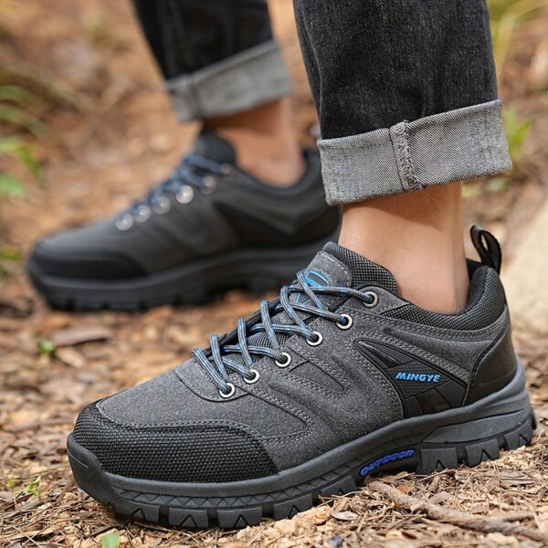 Men's Casual Outdoor Sneakers - Breathable, Non-Slip, Lace-Up Shoes for Hiking & Casual Attire, All Seasons - Image 5
