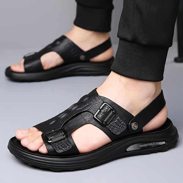 Men'S Summer Fashion Sandals with Thick Sole, Non-Slip Comfortable Beach Sports Slippers - Image 6