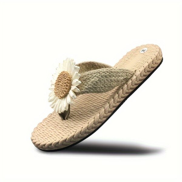 Little Daisy Ladies Slipper with Flat Bottom, Outdoor Beach Slippers, Lightweight and Quick Drying EVA Anti-slip
