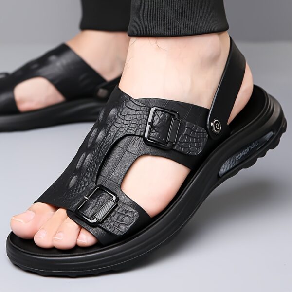 Men'S Summer Fashion Sandals with Thick Sole, Non-Slip Comfortable Beach Sports Slippers - Image 2