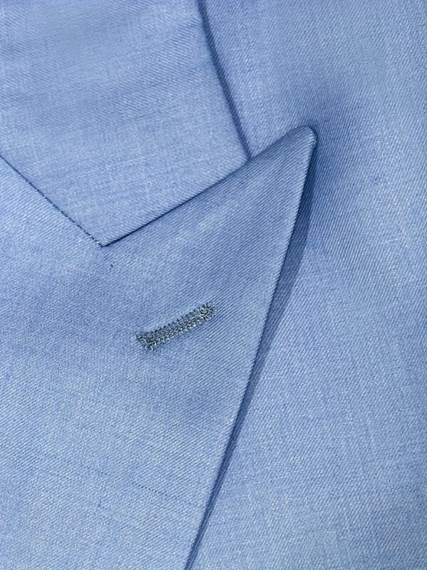 Men's Spring/Summer Wedding Suit Set with Notch Lapel Jacket and Pants - Image 5